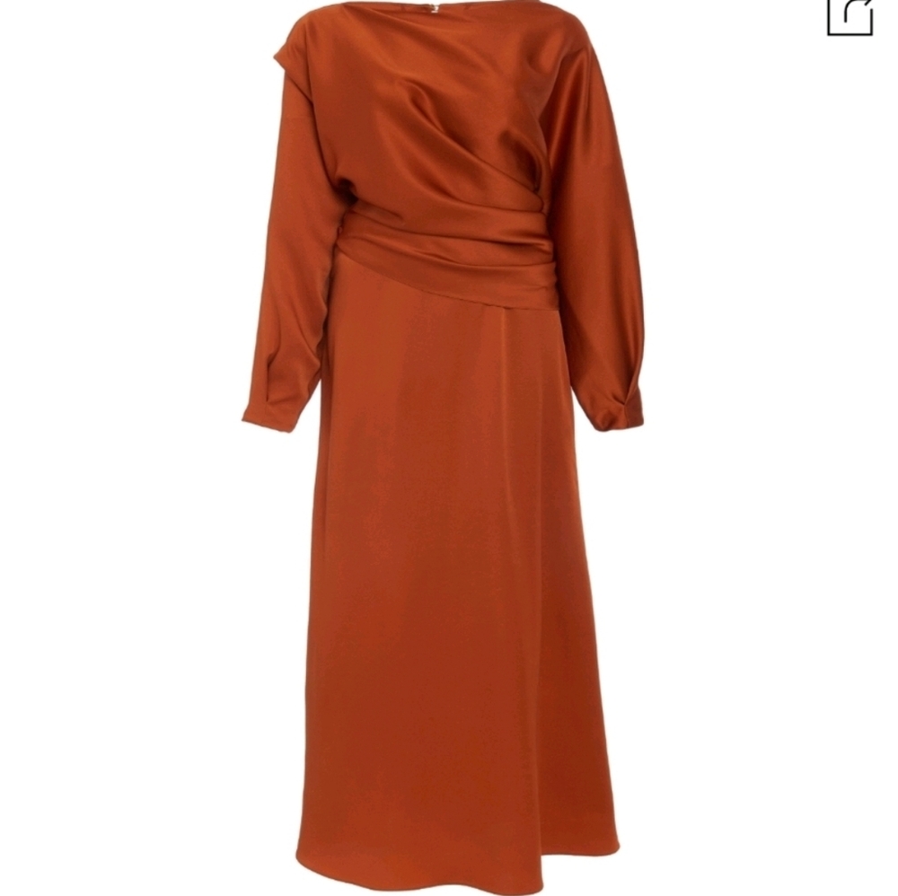 Oscar de la renta silk crepe dress - Picture 8 of 8